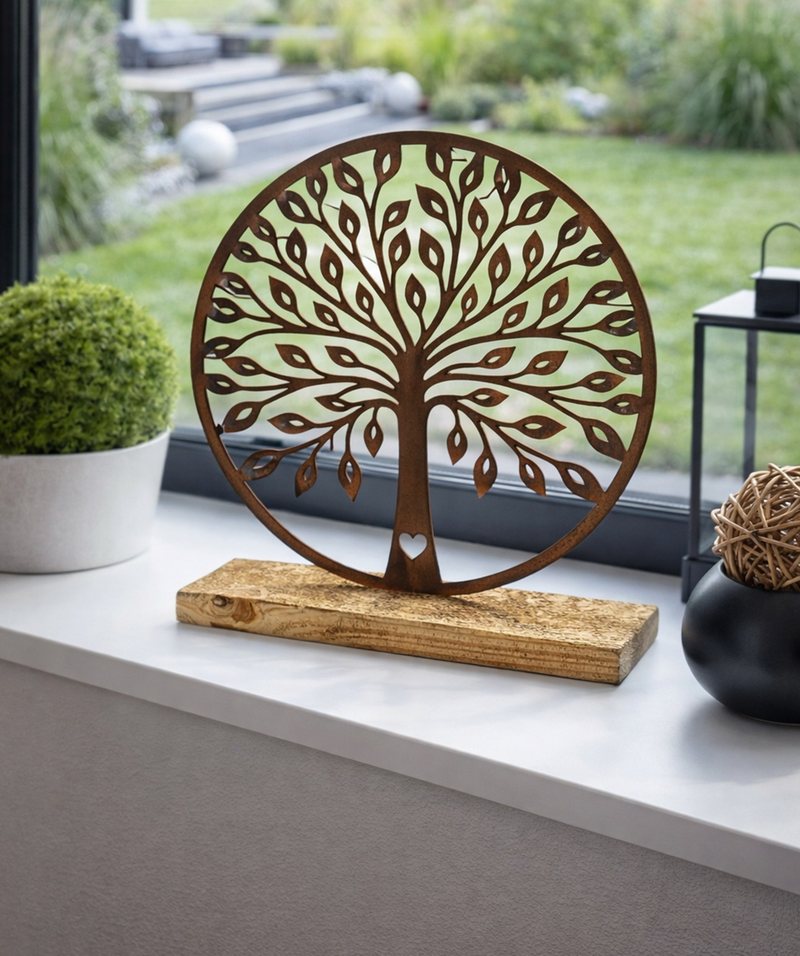 Baum Ask aus Edelrost