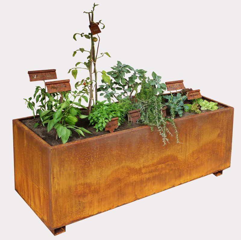 Hochbeet 200 cm mit Zwischenboden – Ansicht 5