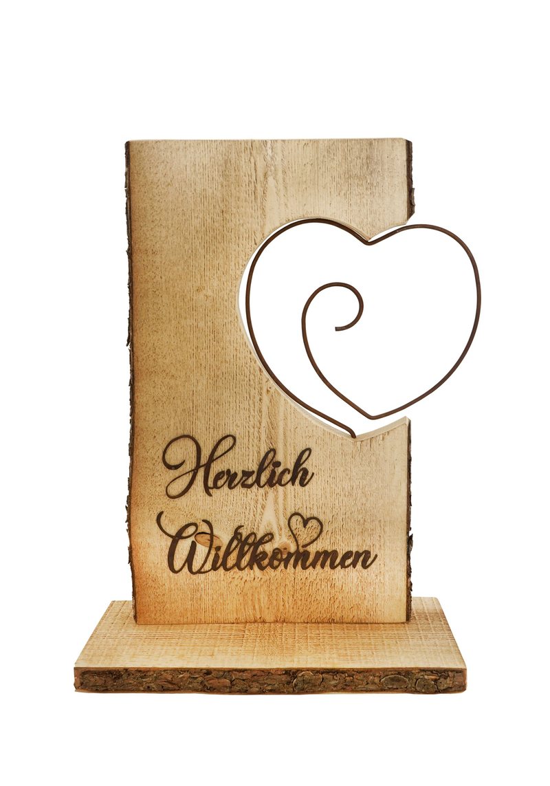 Holzständer Willkommen Saga – Ansicht 2