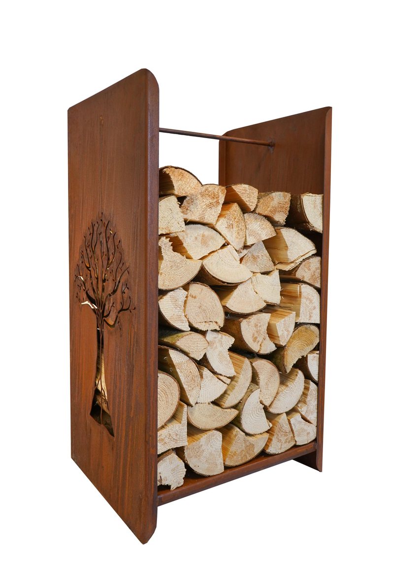 Kaminholzregal Baum Yggdrasil – Ansicht 2