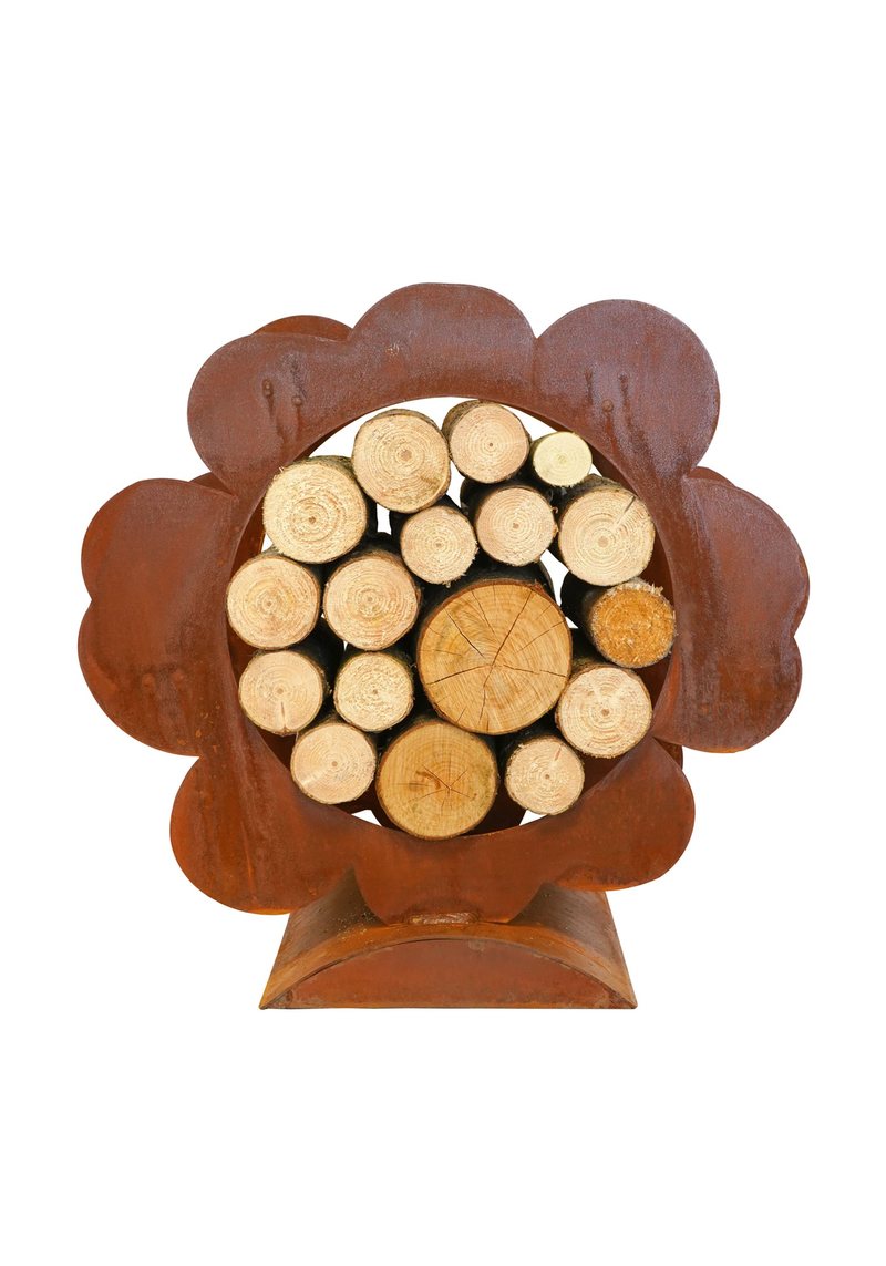 Kaminholzregal Blume Sif – Ansicht 2
