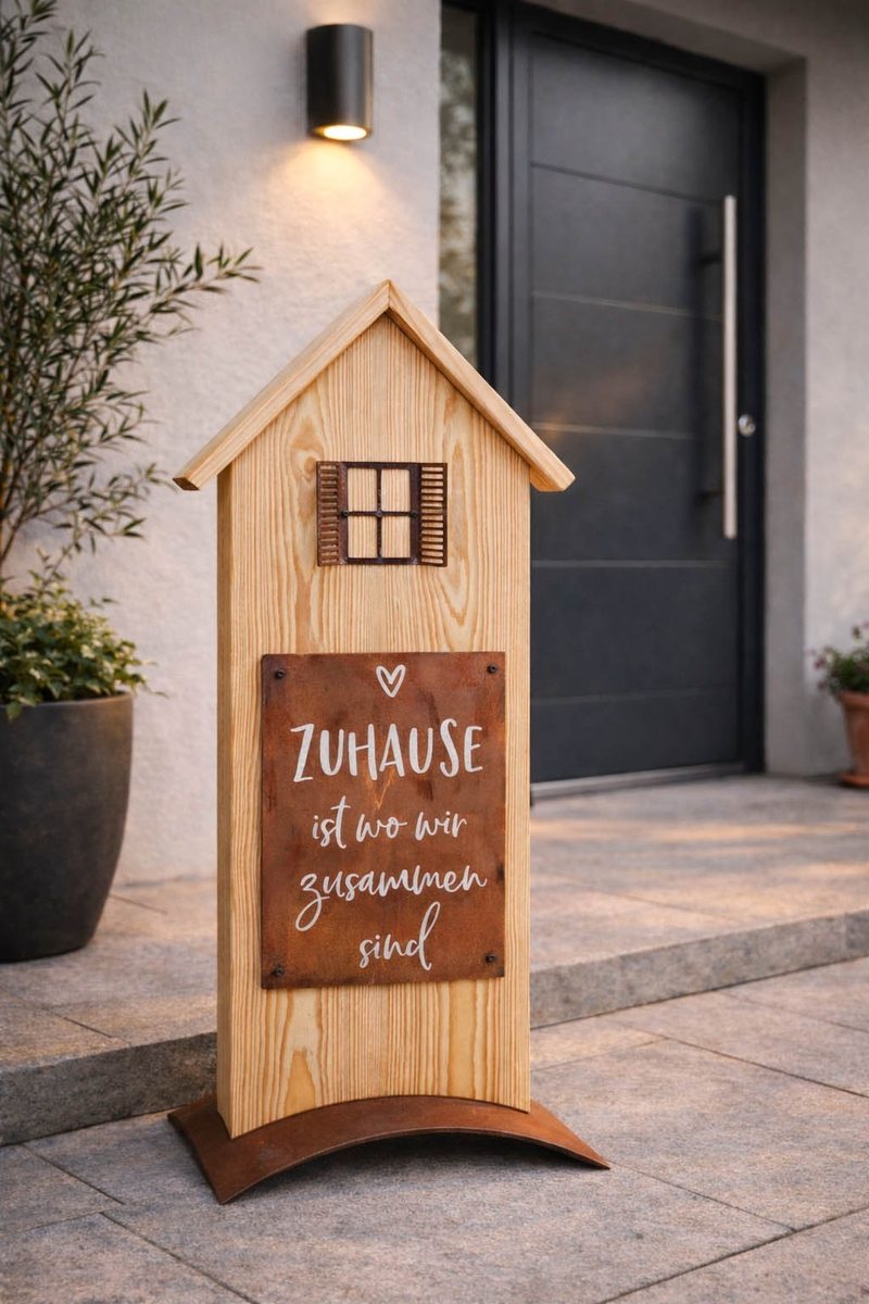 Lärchenständer Zuhause Frigg aus Edelrost