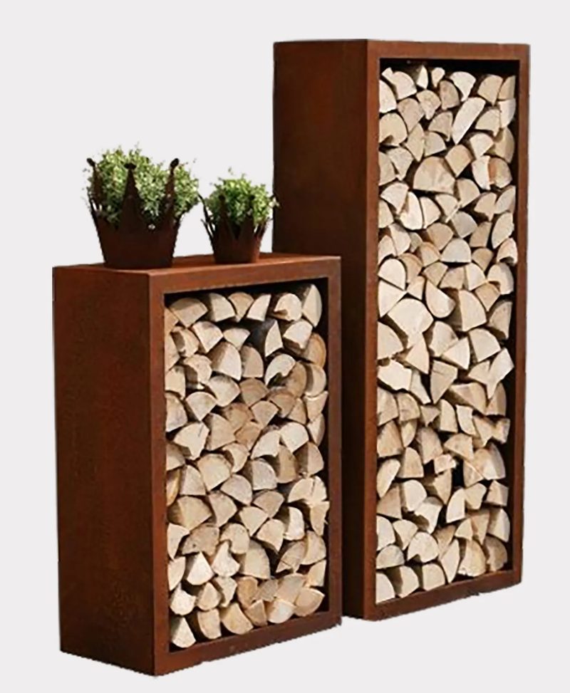 Kaminholzregal Lounge 160 cm – Ansicht 2