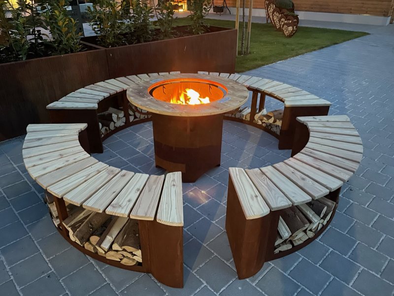 Feuerstelle im Garten