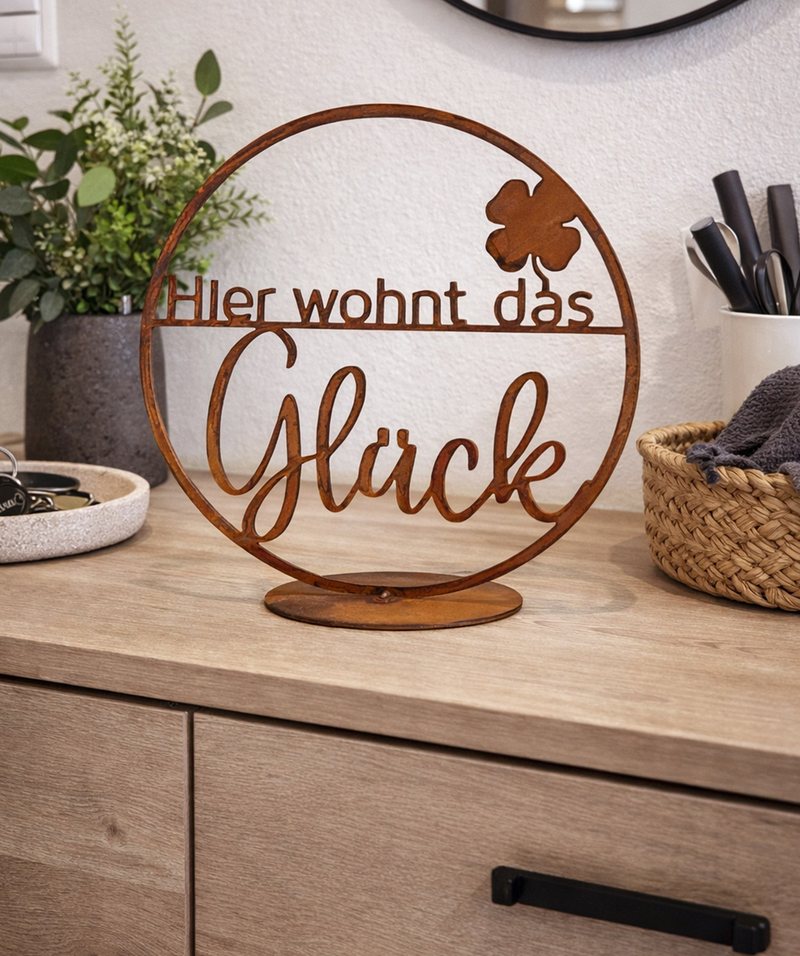 Ring Glück Draupnir aus Edelrost