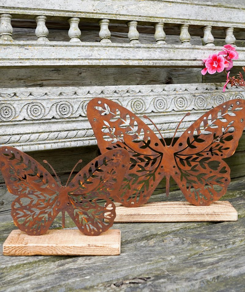 Schmetterling Liv aus Edelrost