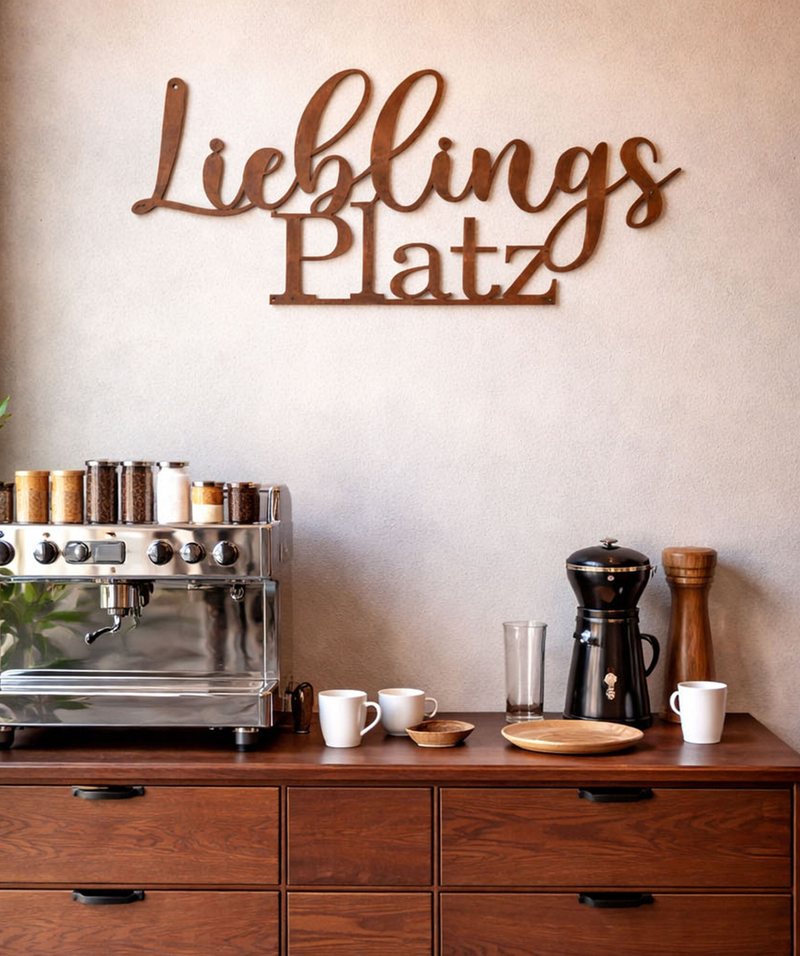 Wandbild Lieblingsplatz Hlin aus Edelrost