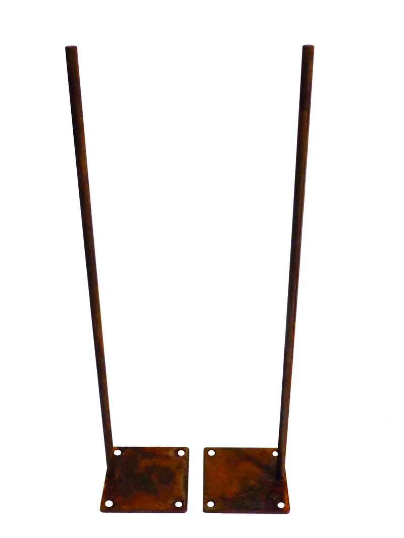 Bodenbefestigung für die Sichtschutzwand, Bodenplatten 20 × 20 cm
